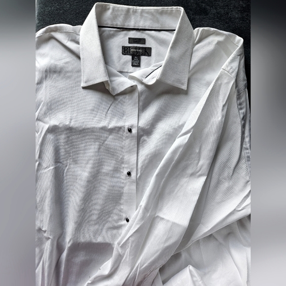 Vera Wang Black Dress Shirt, easy care slim fit, BRAND NEW. - Picture 3 of 4